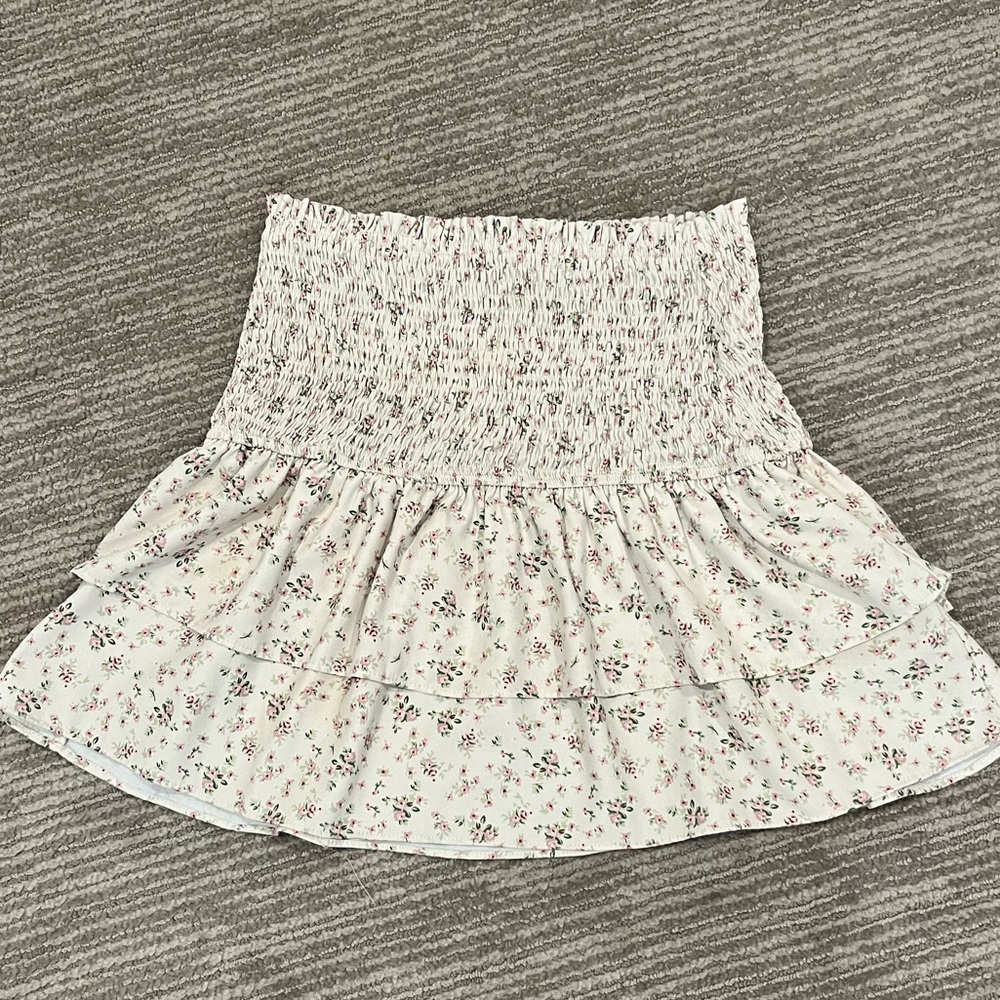 Floral preppy skirt